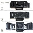 thumbnail image 3 of Baby Safety Belt, 3 Point Safety Harness For Child Kid Safe Strap For High Chair (1pcs, Black), 3 of 5