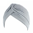 thumbnail image 4 of D-GROEE Stretch Turbans Spandex Solid Color Cross Shape Turbantes Para La Cabeza De Mujer Head Turbans Head Turbans Turbines for Women Girls, 4 of 7