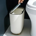 thumbnail image 1 of EGNMCR Trash Can, Garbage Can, Kitchen Trash Can Clip Trash Can Household Living Room Popup Lid Narrow Body Trash Can Bathroom Kitchen With Lid Large Capacity Trash Cans trash can, 1 of 6