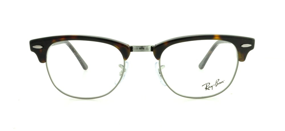 bloeden persoonlijkheid Mellow Ray-Ban RB5154 2012 Clubmaster Optics Tortoise Full Rim Square Eyeglasses  Frames - Walmart.com