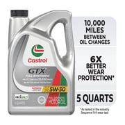 Castrol GTX Full Synthetic 5W-30 Motor Oil, 5 Quarts