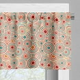 thumbnail image 3 of Ambesonne Geometric Window Valance, Bullseye Circles, 54" X 12", Multicolor, 3 of 5