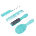 thumbnail image 4 of Hair Comb Set, Antislip  Effect Comfortable Handle Hair Styling Comb Four Types  For Hair Styling For Hairdressing ANGGREK caja verde, 4 of 8