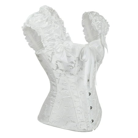 

Henpk Corset Top Plus Size Corsets for Women Bustier Lingerie for Halloween Costume Dress Bustier Top Gothic Shapewear Sexy Underwear