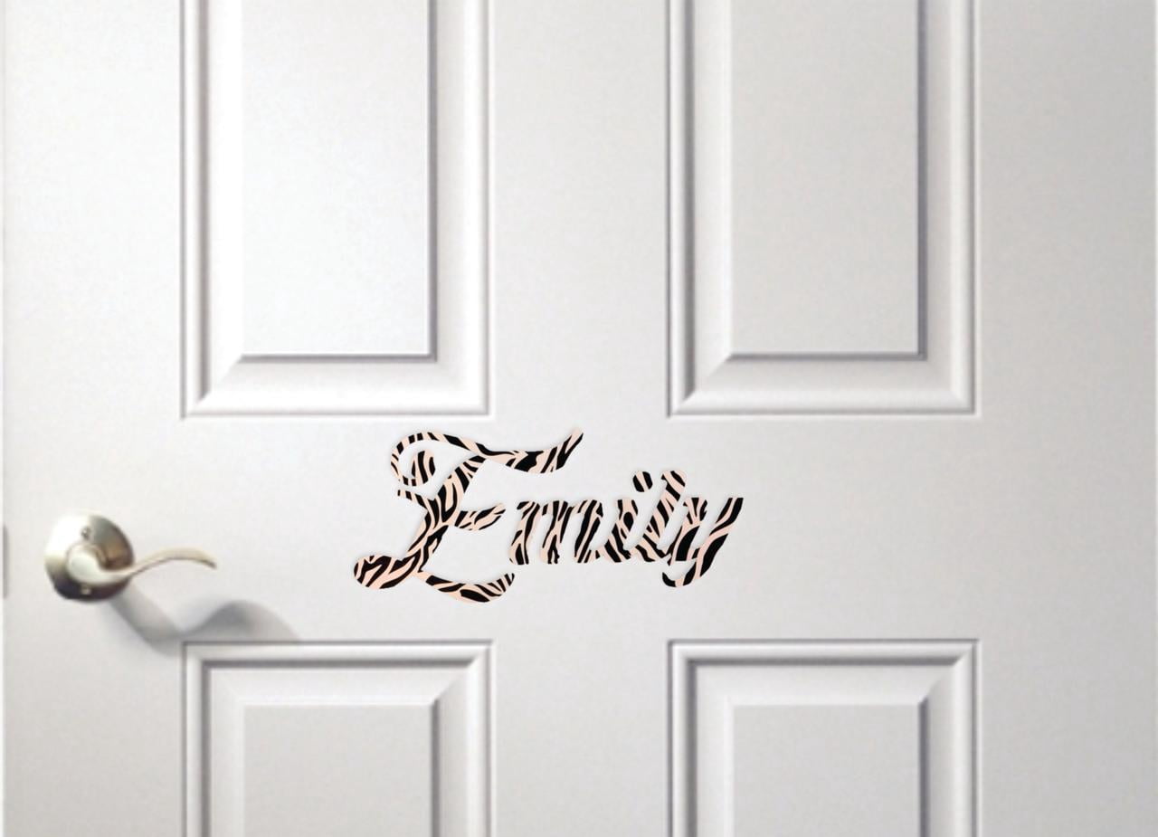 Personalized Name Vinyl Decal Sticker Custom Initial Wall Art ...