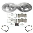 thumbnail image 3 of PowerStop Front Z26 Street Warrior Carbon-Fiber Ceramic Brake Pad and Drilled and Slotted Rotor Kit Fits: LEXUS Select Models K5849-26, 3 of 9