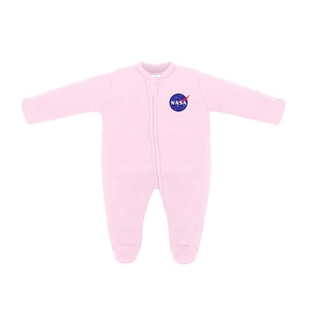 

Creative Knitwear Fleece Footed Romper - Pink 0-3 Months