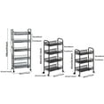 thumbnail image 3 of Stackable Storage Basket - Multi-Layer Metal Mesh Organizer with 360° Wheels, Fruit Vegetable Produce Basket for Kitchen Pantry Bathroom, 3 of 11