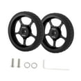 thumbnail image 2 of Ruedas fáciles para accesorios de ciclismo en bicicleta plegable con push de los neumáticos de tornillo Cuerpo grueso negro, 2 of 8