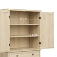 thumbnail image 4 of 4 Door Cabinet with 1 Drawer, with 4 Adjustable Inner Shelves, Storage Cabinet, 4 of 6