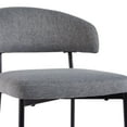 thumbnail image 5 of Walker Edison Modern Curved Back Counter Stool, Set of 2, Charcoal, 5 of 14
