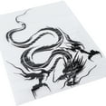 thumbnail image 4 of Car Bonnet Decal, Car Body Sticker Black 19.7x14.2in PVC  for Decoration, 4 of 8