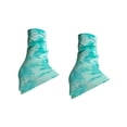 thumbnail image 1 of 2 calentadores de piernas para patinaje artístico, ligeros y decorativos para cubrir las botas. Verde, 1 of 9