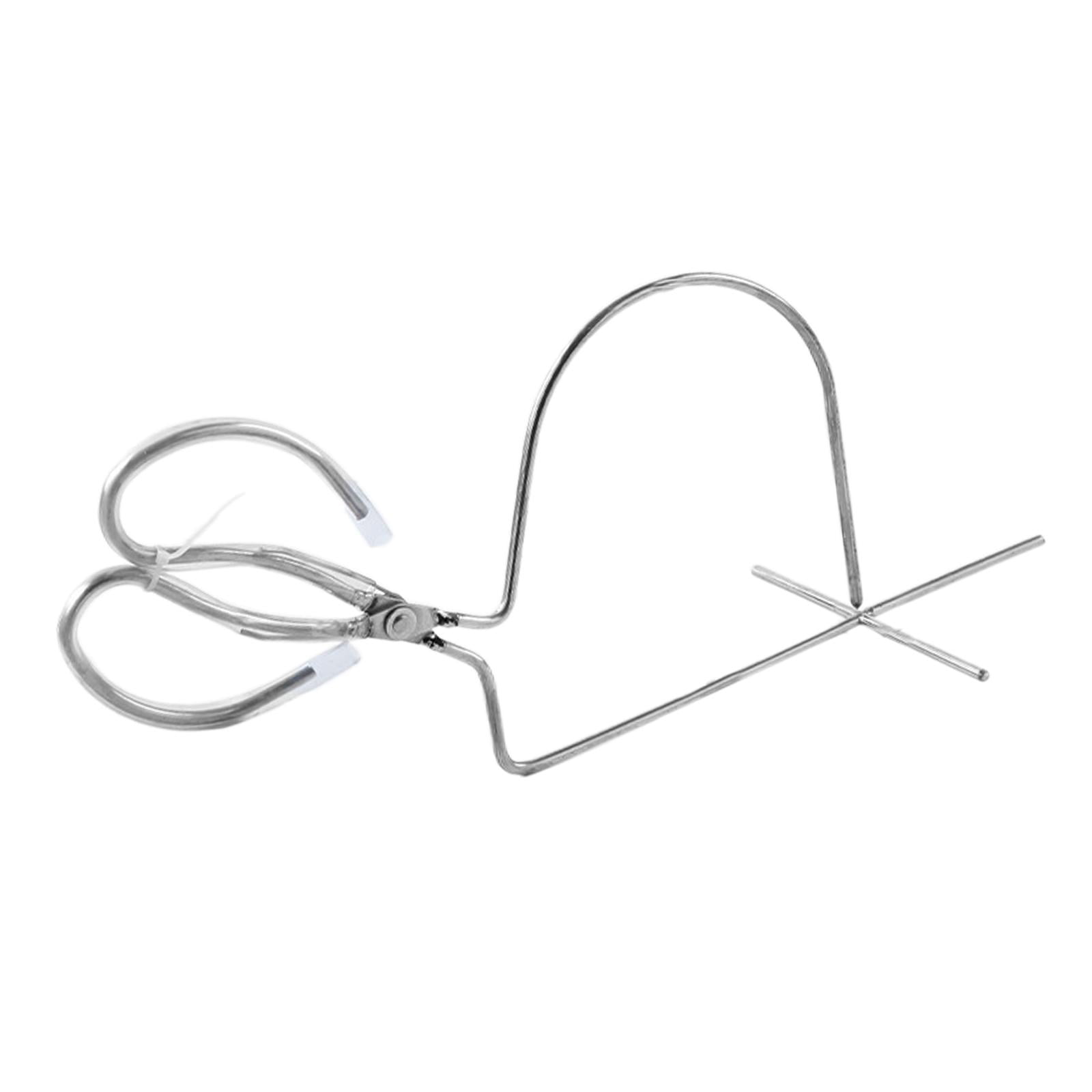 Milageto Dipping Pliers Glazing Tools, Enamel Clamp Ceramic Glazing Pliers Clay Sculpting Style C