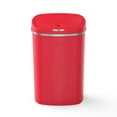 Mainstays 13.2 gal/50 L Motion Sensor Kitchen Garbage Can, Red