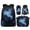 Dark Galaxy Blue Axolotl, variant on HUIACONG Flower Capybara Kids Backpack Set 4-IN-1 Ergonomic Spine Protecting for Boys Girls 8-12 Lightweight 300g Detachable Lunch Box Pencil Case Water Bottle Holder