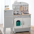 thumbnail image 3 of Children‘s Early Education Family Home Large White Refrigerator Stove Kitchen Simulation Cooking Tableware Scene Toy, 3 of 6