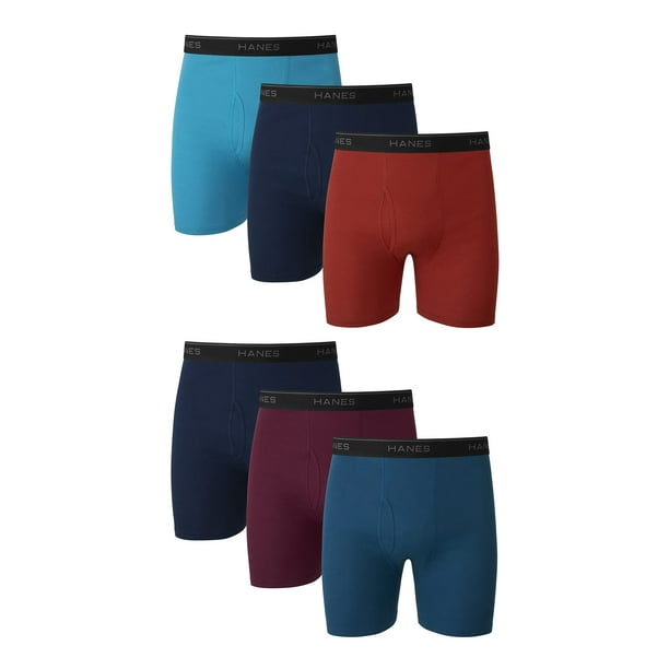 Hanes Men's Flex-Fit Boxer Briefs 3-pack Underwear – Camp
