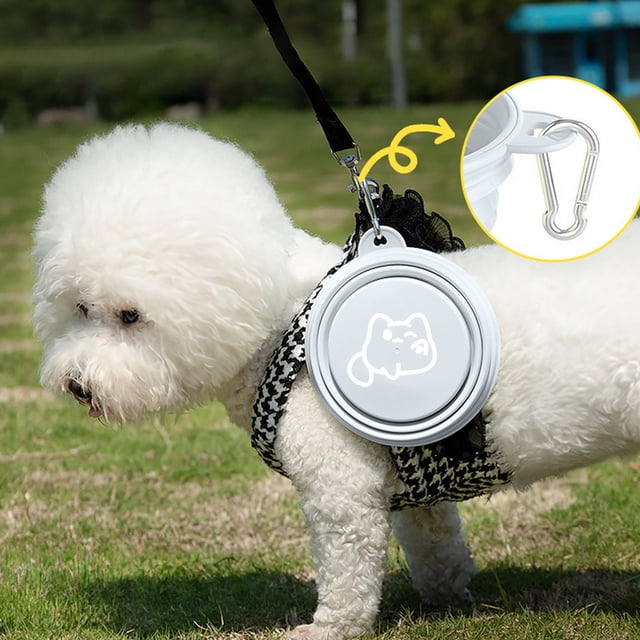 Comedero plegable para mascotas, cuenco portátil para agua y comida, cuenco de silicona portátil, cuenco para perros.