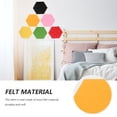thumbnail image 3 of WRISTBIQUE 12Ud Stickers Autoadhesivos De Pared De Lana En Forma Hexagonal Para Decorar Aulas Y Espacios Creativos, 3 of 7