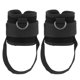 thumbnail image 3 of Rawiri 1 par de correas de tobillo para fitness, puños de tobillo con doble anilla en D para entrenamiento de gimnasio (negro), 3 of 8