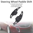 thumbnail image 2 of Carbon Look Steering Wheel Paddle Shifter Extension Covers Fit for Chevy Camaro, 2 of 15