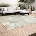 thumbnail image 3 of Addison Rugs Chantille Indoor/Outdoor Transitional Floral Mint Machine Washable Rectangle Rug, 3' x 5', 3 of 8