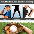 thumbnail image 3 of Bandas de entrenamiento de swing de béisbol Bandas elásticas de resistencia para golpes de softbol de béisbol, 3 of 8