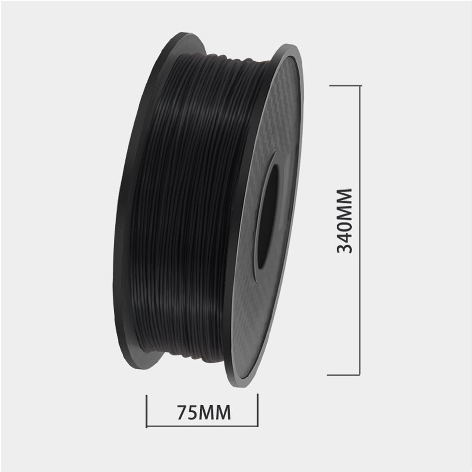 3d Printer Filament, Carbon Fiber PLA Filament 1.75mm 1kg Spool Easy to Print & Matte 3D Printing Materials