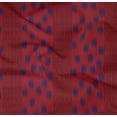 thumbnail image 4 of oneOone Organic Cotton Poplin Twill Fabric Stripe Ikat Print Fabric By Yard 42 Inch Wide, 4 of 4