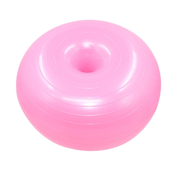 Yoga Ball Pink Doughnut Shape - Yoga Ball Chair - Balance Trainer ...