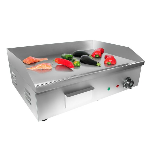 Gorillarock Flat Top Griddle Teppanyaki Grill With Single Thermostat Commercial Griddle 21 50 X 16 00 110v Walmart Com Walmart Com