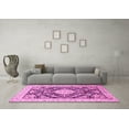 thumbnail image 3 of Ahgly Company Indoor Rectangle Medallion Pink Traditional Area Rugs, 6' x 9', 3 of 4