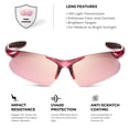 thumbnail image 3 of Gafas Deportivas Polarizadas Xagger para Niños y Jóvenes para Béisbol, 3 of 6