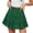 Army Green(Skirt), variant on Mini Skirt for Women Boho Eyelet Embroidered High Waisted Tiered Ruffle Skirt Wide Smocked Elastic Waist Lined Skater Skirt
