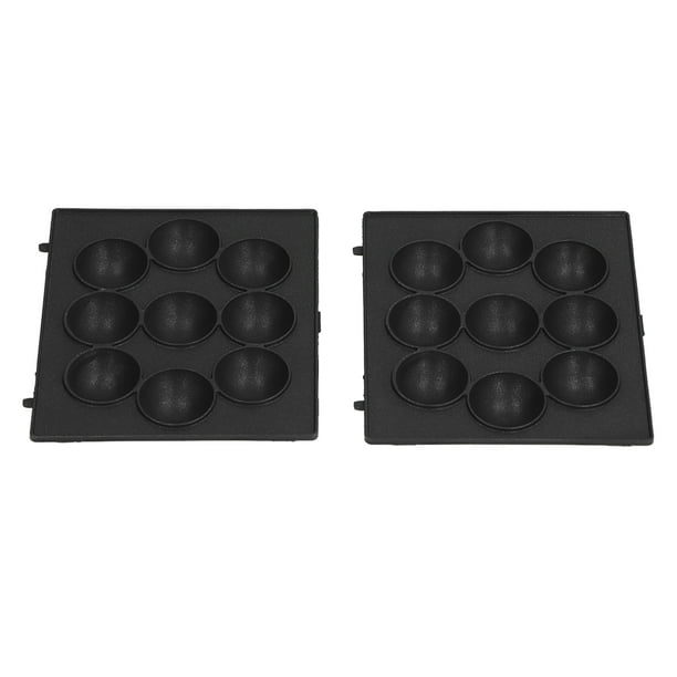 Bandeja para hornear Jadeshay de Acero Inoxidable 9 Agujeros 15 x 13 x 1,5 cm