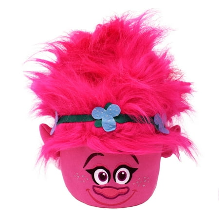 Trolls Medium Plush Basket, Pink