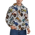 thumbnail image 2 of Goofa Color Tractor for Men's Hooded Sweatshirt - Lightweight Pullover Hoodie with Kangaroo Pocket, Perfect for Everyday Wear-X-Large, 2 of 7