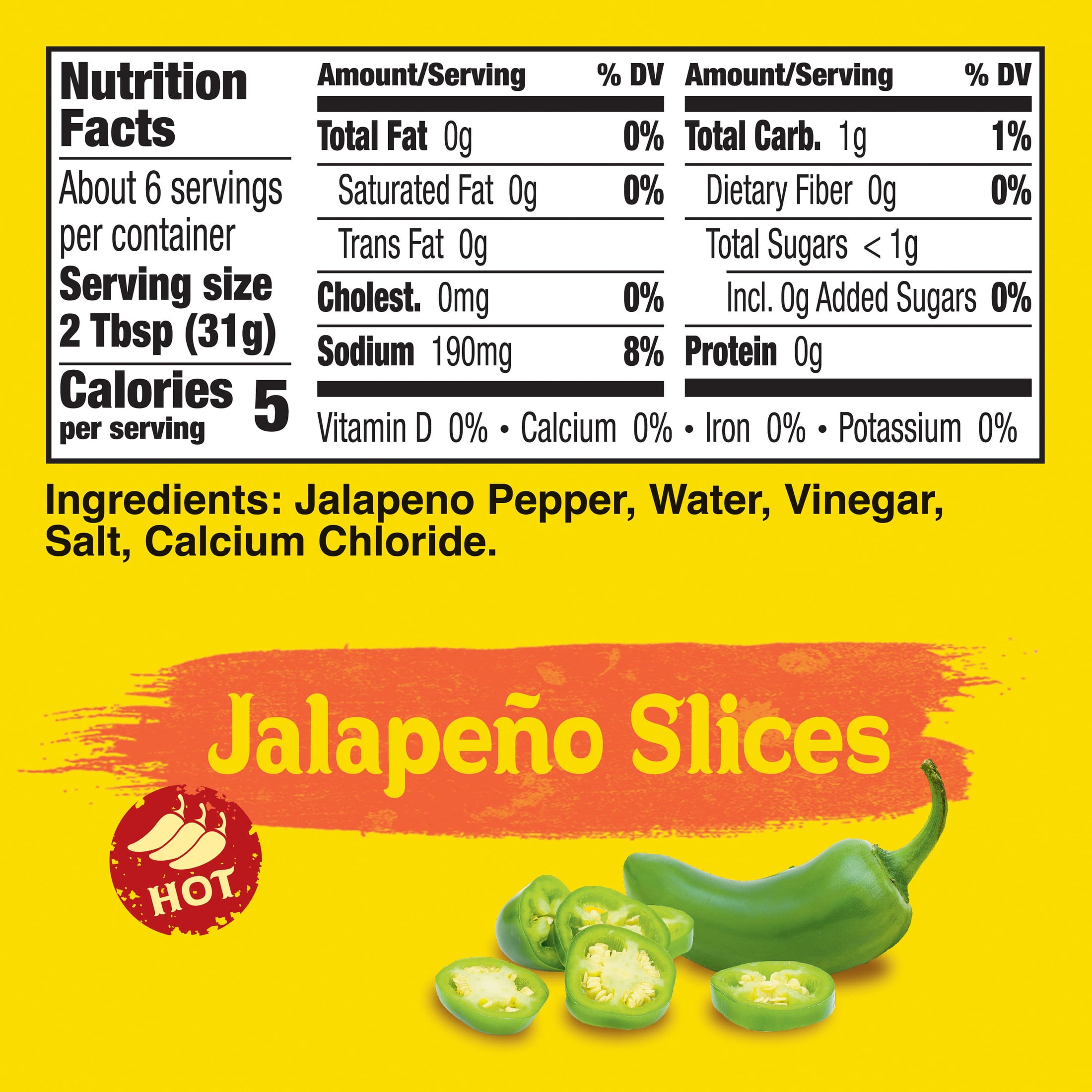 (12 pack) Old El Paso Hot Pickled Jalapeño Slices, 12 oz.