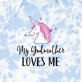 thumbnail image 4 of Inktastic Godmother Loves Me Unicorn Girls Girls Baby Bodysuit, 4 of 5