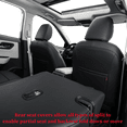 thumbnail image 6 of Coverdream Custom Fit Sentra Car Seat Covers for Nissan Sentra 2020 2021 2022 2023 - Leatherette (Black,Full Set), 6 of 6