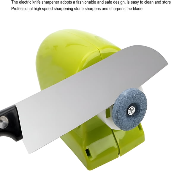 ACDANC Electric Knife Sharpener,Automatic Knife Sharpener Tool,Electric Knife Sharpening Machine Tool For Kitchen Knives Scissors Straight Serrated Edges for Repair,Restore,Polish Blades