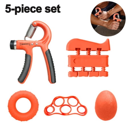 Grip Strength Trainer Kit (6 stuks) met vingeroefenaar ... Grip Strength Trainer Kit - 6 stuks vingeroefenaar... Afbeeldingen Gripversterker Set voor Handen en Vingers - 6-delige