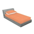thumbnail image 2 of Ambesonne Abstract Fitted Sheet & Pillow Sham Set, Citrus Grapefruit Slices, Twinxl, Vermilion Orange, 2 of 2