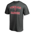 thumbnail image 2 of Men's Charcoal Texas Rangers Heart and Soul T-Shirt, 2 of 3