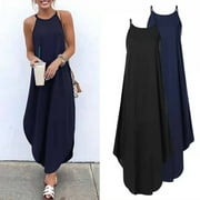 U.Vomade Women's Plus Size Dress Dovetail Sling Fashion Casual Dress