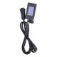 thumbnail image 2 of Uadme Cable De Inversor Solar Pantalla Digital LED IP65 Cable De Inversor Conectado A La Red A Prueba De Agua Enchufe De La UE 80‑260V Hecho De Material De PVC Resistente A La Luz Solar Y Duradero, 2 of 8