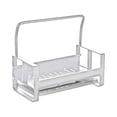 thumbnail image 1 of Injueey Estante para fregadero de cocina, soporte de almacenamiento para drenaje de paños de cocina, organizador de aluminio, encimera para Almacenamiento y organización del hogar Plata 22cm, 1 of 6