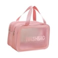 thumbnail image 2 of Stgfyxgs Travel Toiletry Bag Beauty Case Tote Bag Women Waterproof Cosmetic Bag Organizer Makeup Bag for Sports Games Fitness Vacation Pink L, 2 of 9