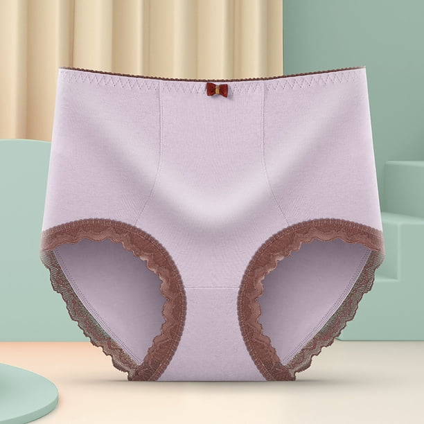 Puntoco Bragas para mujer, de cintura alta, a la moda, transpirables, suaves, elásticas, ropa interior con bragas para el vientre